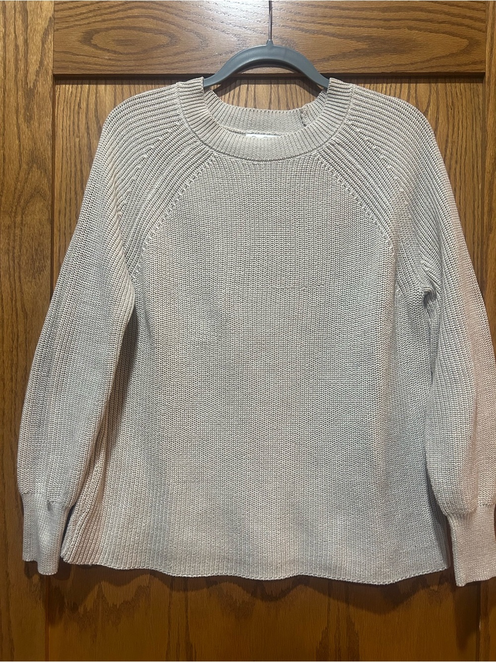 Jessica Simpson Cream Crewneck Knit Pullover
